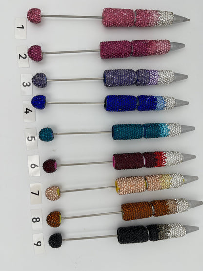 Rhinestone ombré pen - Romo bead